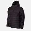 All Black Pufferjack Met Capuchon