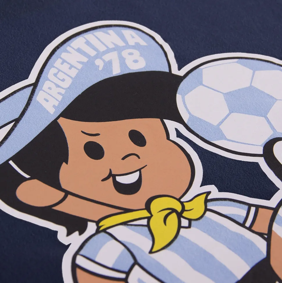 Argentinië 1978 World Cup Gauchito Mascot Kids T-Shirt