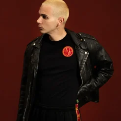 AS Roma Black Taper T-Shirt