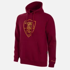 AS Roma Heritage Hooded Sweater Rosso