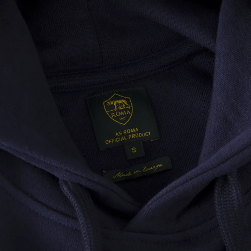 AS Roma Heritage Hooded Sweater Blu