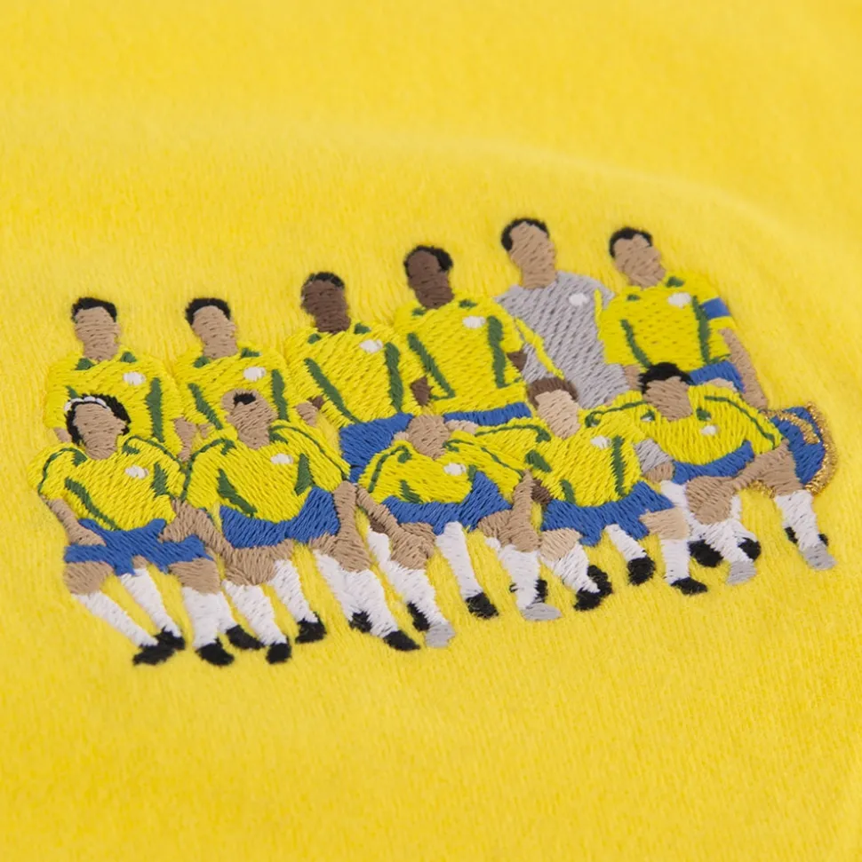 Brazilië 2002 World Champions Embroidery T-Shirt