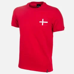 Denemarken 1970's Retro Voetbalshirt