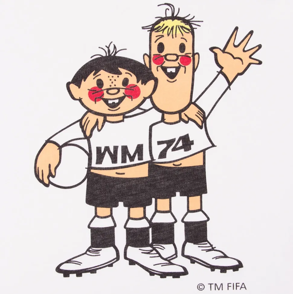 Duitsland 1974 World Cup Tip en Tap Mascot T-Shirt