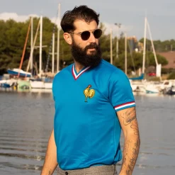 Frankrijk 1971 Retro Voetbalshirt