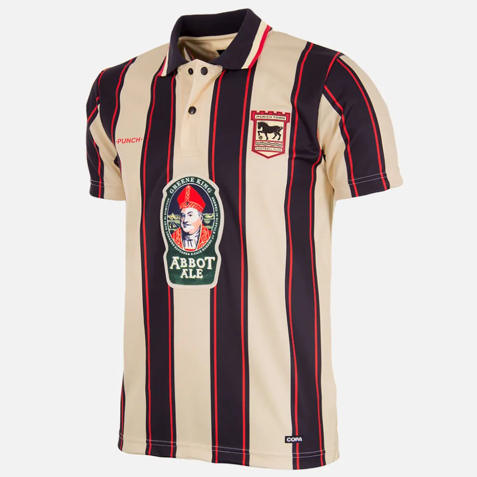 Ipswich Town FC Away 1997 - 98 Retro Voetbalshirt