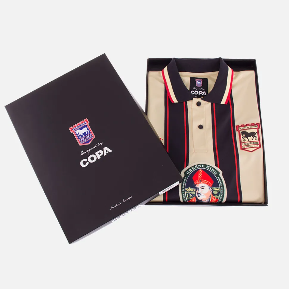 Ipswich Town FC Away 1997 - 98 Retro Voetbalshirt
