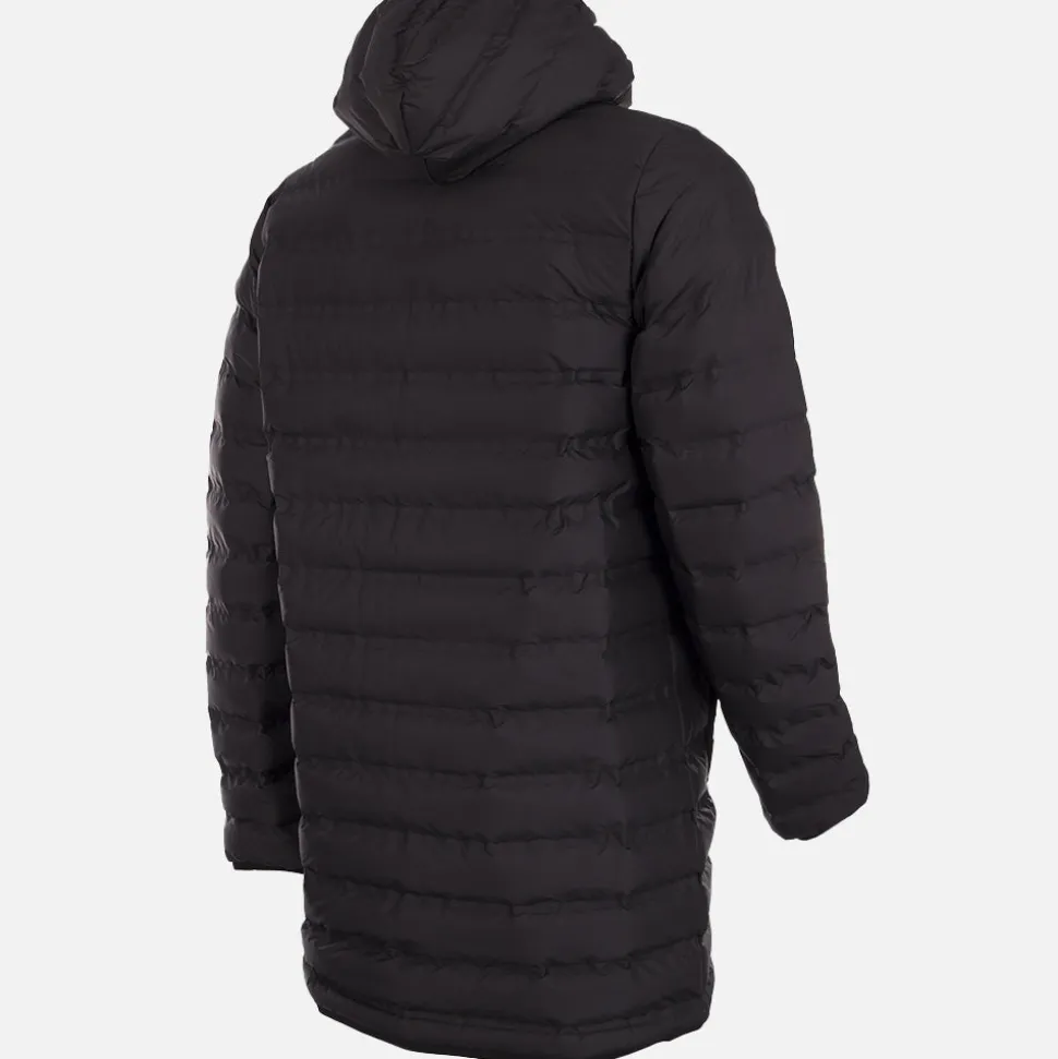 Lang Pufferjack Met Capuchon