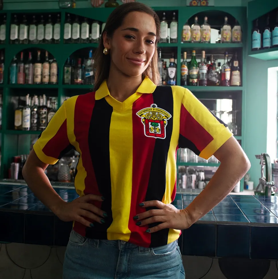 Leones Negros udeG 1974 Retro Voetbalshirt