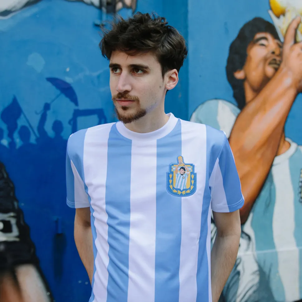 Maradona X COPA Argentina 1986 Retro Voetbalshirt
